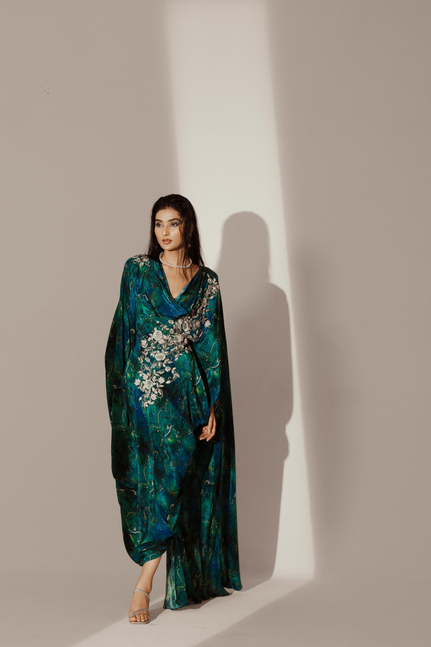 Abstract Print Kaftaan